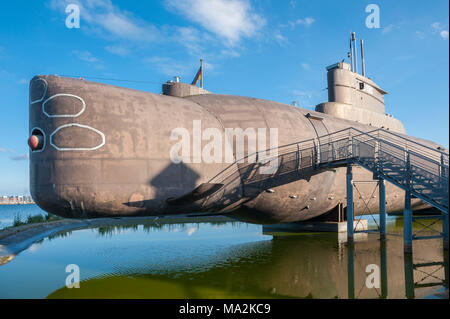 U-Boot U 11 U-Boot Museum am Burger Binnensee, Burgstaaken, Fehmarn, Ostsee, Schleswig-Holstein, Deutschland, Europa Stockfoto