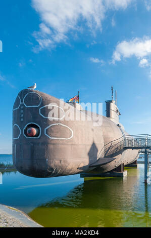 U-Boot U 11 U-Boot Museum am Burger Binnensee, Burgstaaken, Fehmarn, Ostsee, Schleswig-Holstein, Deutschland, Europa Stockfoto