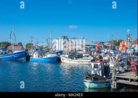 Fischerhafen Burgstaaken, Fehmarn, Ostsee, Schleswig-Holstein, Deutschland, Europa Stockfoto