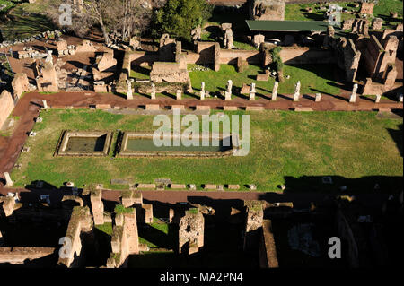 Italien, Rom, Forum Romanum, Casa delle Vestali (Haus der Vestalen) Stockfoto