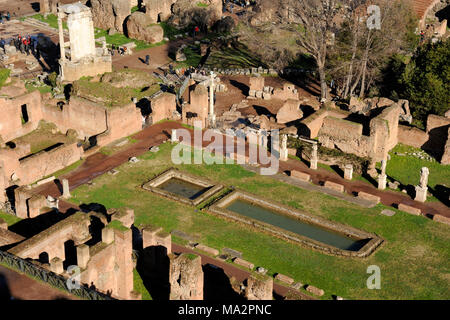 Italien, Rom, Forum Romanum, Casa delle Vestali (Haus der Vestalen) Stockfoto