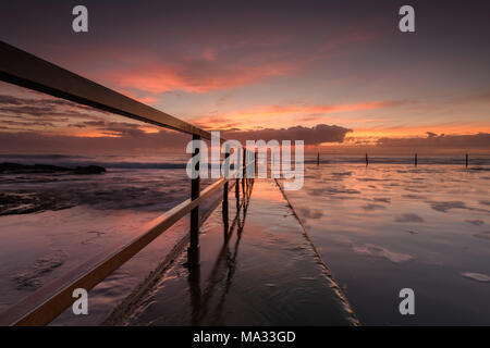 Sydney Beach Sunrise Stockfoto