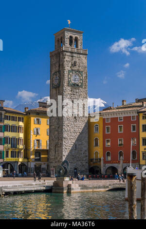 Riva del Garda, Gardasee, Lago di Garda, Trentino, Italien, Europa Stockfoto