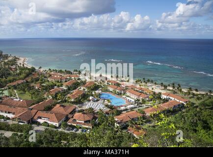 Die Erinnerungen Jibacoa Beach Resort ist ein luxuriöses Resort an der Nordküste von Kuba zwischen Havanna und die touristenhochburg Varadero. (02. Dezember 2017) | Verwendung weltweit Stockfoto