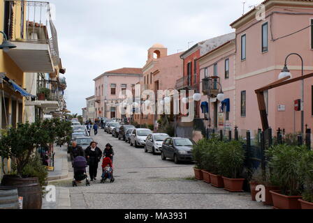 Street View, Santa Teresa Gallura, Sardinien, Italien Stockfoto