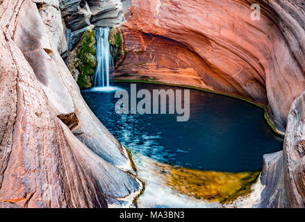 Hamersley Gorge, Spa Pool, Karijini National Park, North West, Western Australia, Australia Stockfoto