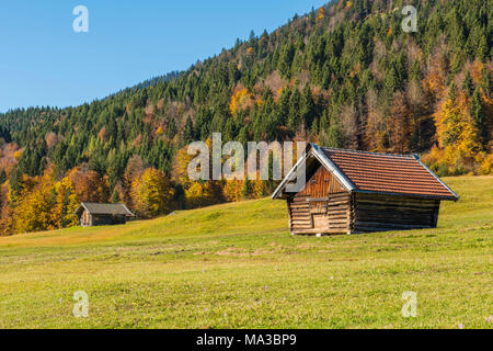 Gerold, Garmisch Partenkirchen, Bayern, Deutschland, Europa. Herbst in Gerold Stockfoto