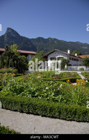 Pilatus Haus in Oberammergau, Oberbayern, Bayern, Deutschland, Stockfoto