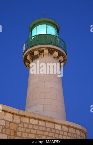 Leuchtturm von La Ciotat, Provence, Massif des Calanques, Provence-Alpes-Cote d'Azur, Frankreich, Stockfoto
