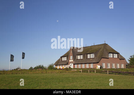 Friesische Haus im Morsum Kliff, Morsum, Insel Sylt, Sylt Ost, Schleswig-Holstein, Deutschland, Stockfoto