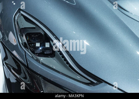 New York, NY - 29. März 2018: Rimac c zwei Konzept hyper Auto auf 2018 New York International Auto Show" im Jacob Javits Center Credit: Lev radin/Alamy leben Nachrichten Stockfoto