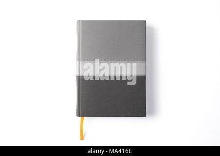 Casual Notebook Schelude auf whitebackground getrennt Stockfoto