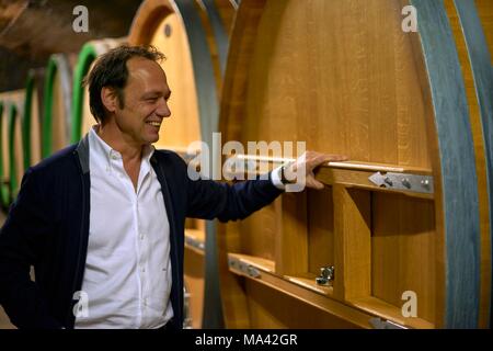 Der Winzer Markus Molitor Stockfoto