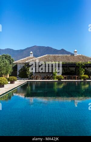 Die Finca Cortesin Hotel in Mijas Costa, Andalusien, Spanien Stockfoto