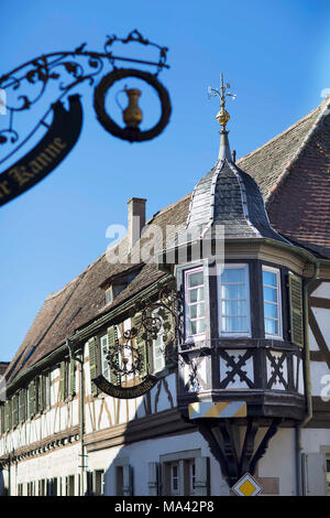 Das Leopold Restaurant in Deidesheim in der Pfalz (Deutschland) Stockfoto