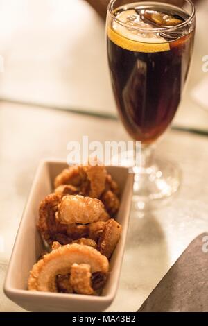 Tapas im "Casa Alberto" in Madrid, Spanien Stockfoto