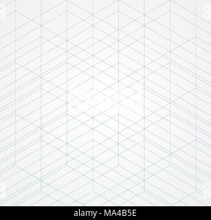 Geometrische dünne Linie weißen Hintergrund. Einfache Grafik drucken. Vektor Moderne minimalistische stilvolle Rankhilfe. Chaotische Grid. Trendy hipster Heilige Geometrie Stock Vektor
