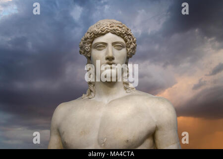 Dionysos Bacchus. Römischen Gott der Schönheit, klassische Kunst Stockfoto