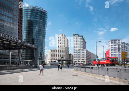 Potsdamer Platz, Tiergarten, Berlin, Deutschland, Europa Stockfoto