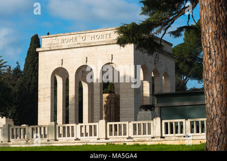 Mausoleum Ossario Garibaldino auf dem Gianicolo-hügel, Rom, Latium, Italien, Europa Stockfoto