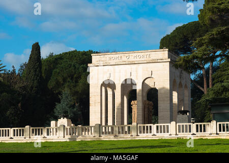 Mausoleum Ossario Garibaldino auf dem Gianicolo-hügel, Rom, Latium, Italien, Europa Stockfoto