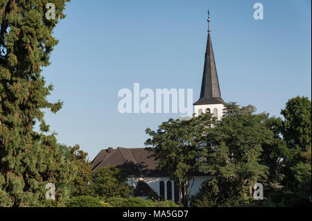 In der Nähe der barocken Schloss Augustusburg ist eine der ersten bedeutenden Schöpfungen des Rokoko in Brühl in der Nähe von Bonn, Nordrhein-Westfalen - Deutschland Stockfoto