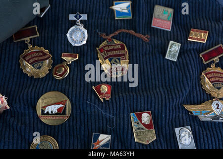 Merit Badge Schärpe, Pfadfinder von Amerika, USA Stockfotografie - Alamy