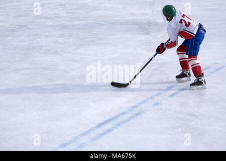 Training Herren Hockey Team der KHL, die im Hockey konkurrieren Stockfoto
