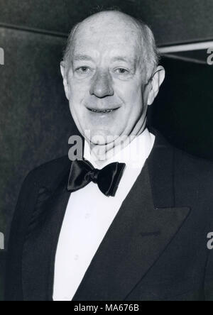 Sir Alec Guinness bei den BAFTA Awards 1983 Stockfoto