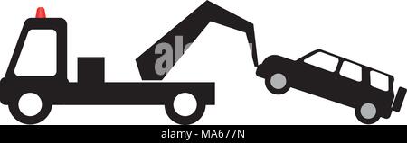 Verkehrsschild - kein Parken, Abschleppen zone Schild Stock Vektor