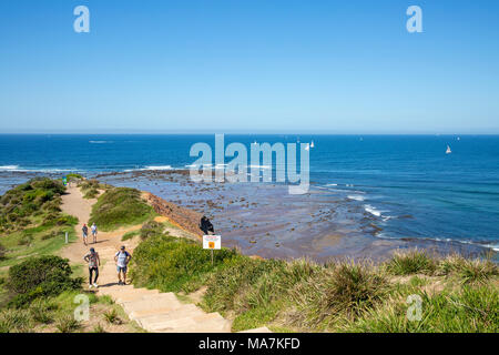 Long Reef Point und aquatischen buchen Northern Beaches von Sydney, New South Wales, Australien Stockfoto