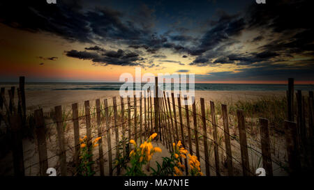 Long Island Sonnenuntergang Stockfoto