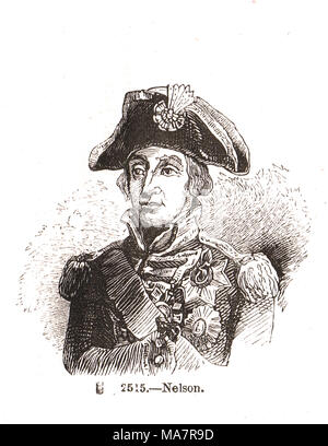 Vice Admiral Horatio Nelson (1758-1805) Stockfoto