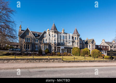 Das Craiglynne Hotel Woodlands Terrasse, Grantown-on-Spey, Morayshire, Schottland, Großbritannien Stockfoto