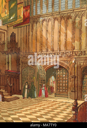 Henry VII Marienkapelle, die Westminster Abbey, 19. Jahrhundert Stockfoto