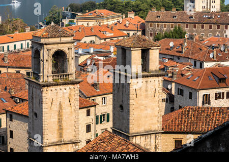 Sankt-tryphon Kathedrale in Kotor, Montenegro Stockfoto