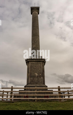 Montgomeryshire County War Memorial. Wales. Britische Inseln Stockfoto