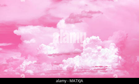 Rosa Wolken, Wolken Hintergrund. Stockfoto