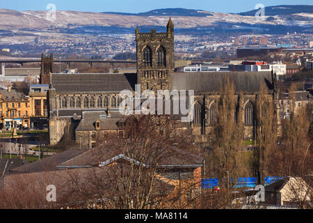 Paisley Abbey & Sehenswürdigkeiten Schottland Stockfoto