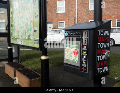 Holme on Spalding Moor Stadtplan, East Riding of Yorkshire, England, Vereinigtes Königreich Stockfoto