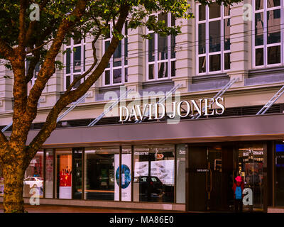 Februar 11, 2017 - David Jones Store in Wellington, Neuseeland Stockfoto