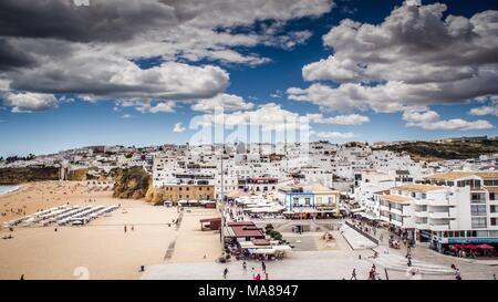 Die Altstadt von Albufeira Portugal Stockfoto