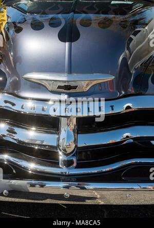 Auto Show in Ft. Weiß, Florida. 1954 Chevrolet 3100 Pickup Truck Stockfoto