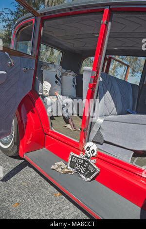 Auto Show in Ft. Weiß, Florida. Angepasste 1930 Studebaker Erskine mit 327 Kubikzoll Motor.. Stockfoto