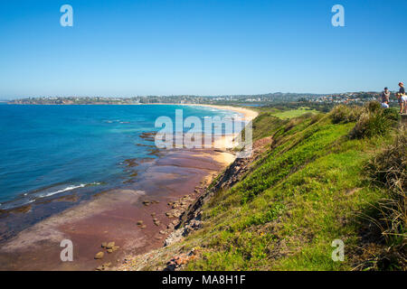 Long Reef Point und aquatischen buchen Northern Beaches von Sydney, New South Wales, Australien Stockfoto