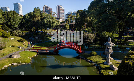 Japonés Jardín de Buenos Aires; oder japanische Gärten, Stockfoto