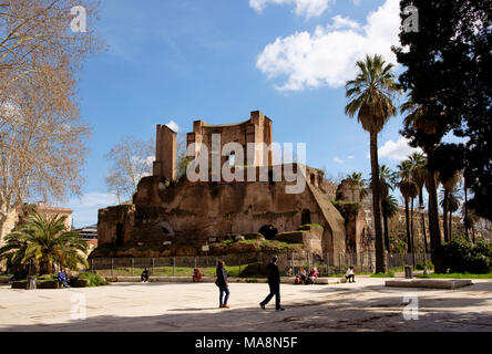 Die Gärten von Nicola Calipari (Giardini Nicola Calipari) an der Piazza Vittorio Emanuele Ii, Rom Stockfoto