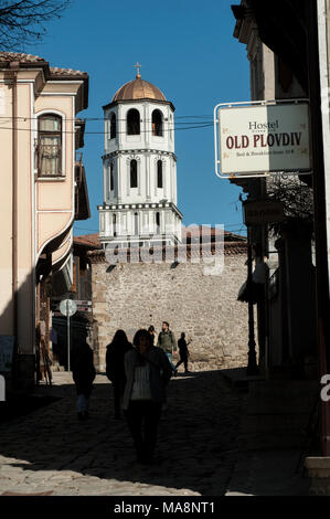 Die Altstadt Plovdiv Bulgarien Stockfoto