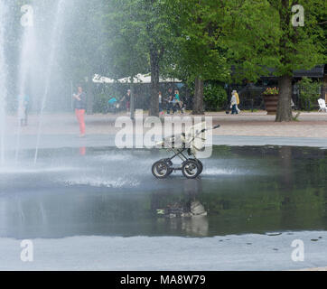 Brunnen in Göteborg im Frühjahr Schweden 2015 Stockfoto