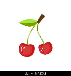 Cherry Vektor icon Stock Vektor
